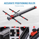 Tile Cutter Twin Rail Aluminium Base 1200mm