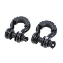 Tow Shackle 3/4 Inch With Rubber Sleeve 2PCs/pack