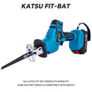 KATSU Tools FIT-BAT 21V Mini Pruning Saw 2.0Ah Battery Charger 4 Blade 102759B