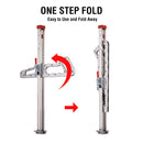 TOPWAY Manual Drywall Cutter 60cm Foldable Handle Plasterboard Tool 347613