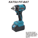 FIT-BAT Cordless Impact Wrench 280 N.M 1 Battery with Plastic Case