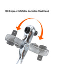 Short Ratchet Handle Set 2PCs 1/4"