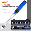 Torque Wrench Socket Set 1/4 2-24NM