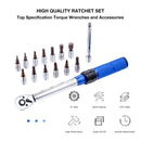 Torque Wrench Socket Set 1/4 2-24NM