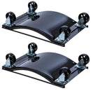 KATSU Tools 2 Pack Wheel Dolly Car Skate Set 3000 lbs 3.5" Swivel Caster 161150