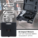 Budget Impact Wrench 1/2" Twin Hammer with Sockets