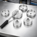 KATSU Oil Filter Socket Set 65–101mm 1/2” Drive – 23pc Aluminium