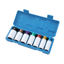 Impact Deep Socket Set Coloured 7PC CRV 1/2" 17,19,21,22,23,24,27,78mm