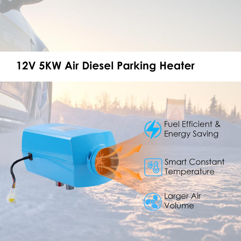 Diesel Parking Heater Set without Assembly - Blue