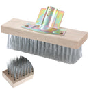 Wire Broom Head with Wooden Back No Handle