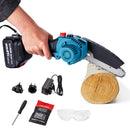 FIT-BAT Chainsaw with Oil Pump Extra Chain 6" With Battery 3.0Ah