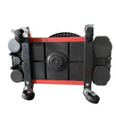 Garage Working Stool W Wheels Plastic Blue TC0617