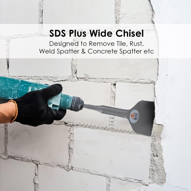 SDS Plus Wide Chisel 18X165x75,15° Angled