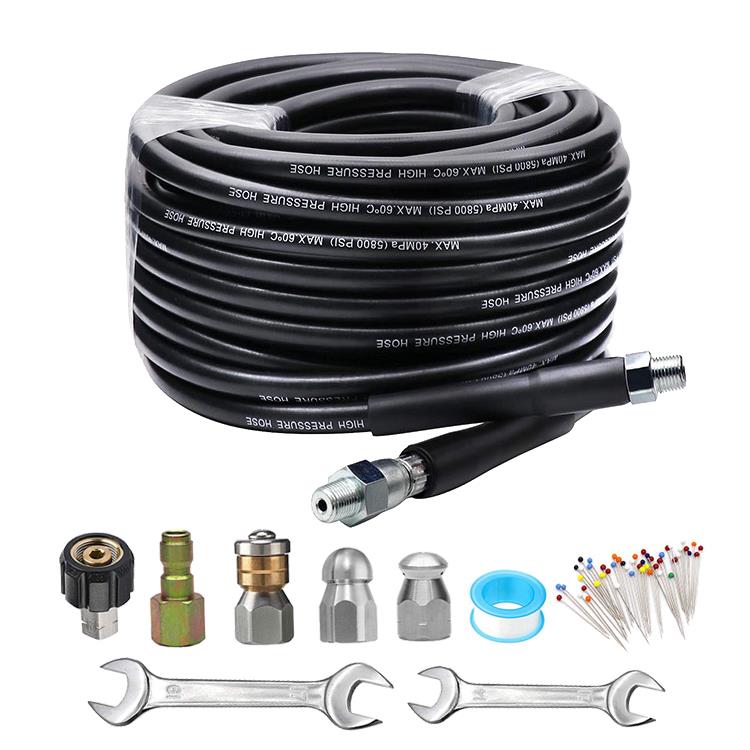 Pressure Washer Hose 30M/100FT M22-1/4 Drain Cleaner