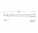 2-Piece Hex Shank Chisel 17 x 300mm Flat Pointed