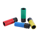 Impact Deep Socket Set Coloured 1/2" - CR-MO Black 85mm