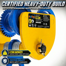 KATSU Tools 3 Ton Geared Beam Trolley Hoist Adjustable Garage Workshop