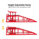 Steel Car Ramps With Jack 2PCs