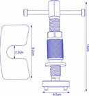 Merry Tools Brake Caliper Wind Back Tool – 2 Pin Rear Piston Rewind