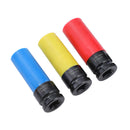 Impact Deep Socket Set Coloured 1/2" - CR-MO Black 85mm