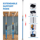 Telescopic Support Rod 60KG 60-100cm 2PCs