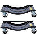 KATSU Tools 2 Pack Wheel Dolly Car Skate Set 3000 lbs 3.5" Swivel Caster 161150