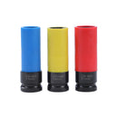 Impact Deep Socket Set Coloured 1/2" - CR-MO Black 85mm