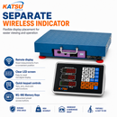 KATSU Tools 300KG Wireless Digital Platform Postal Scale Steel 42x52cm 833182