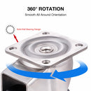 Levelling Castors Stainless Steel 4PCs