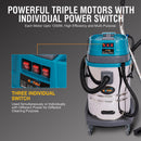 3600W 80L Triple-Motor Wet & Dry Vacuum Cleaner