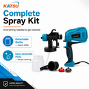 KATSU Electric Spray Gun W 3 Nozzles