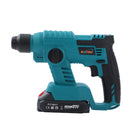 FIT-BAT 21V Cordless Budget SDS Rotary Hammer Drill Brushed Motor with 2 Batteries & Charger