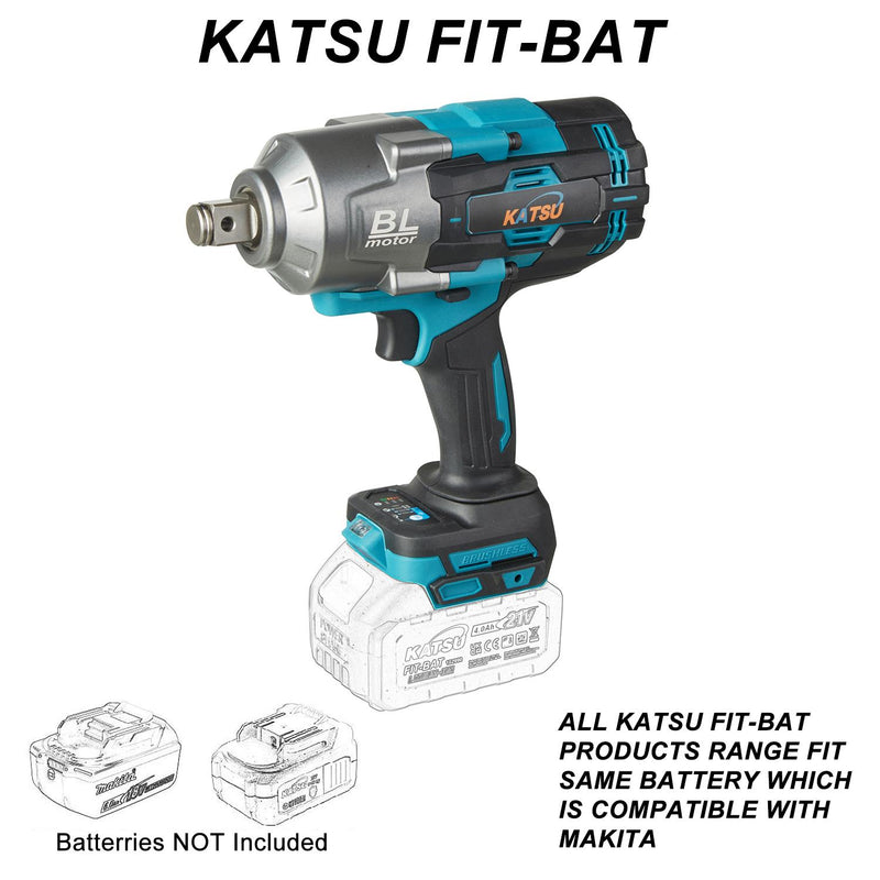 FIT-BAT Impact Wrench 1650NM right, 2023NM Left 1/2 inch