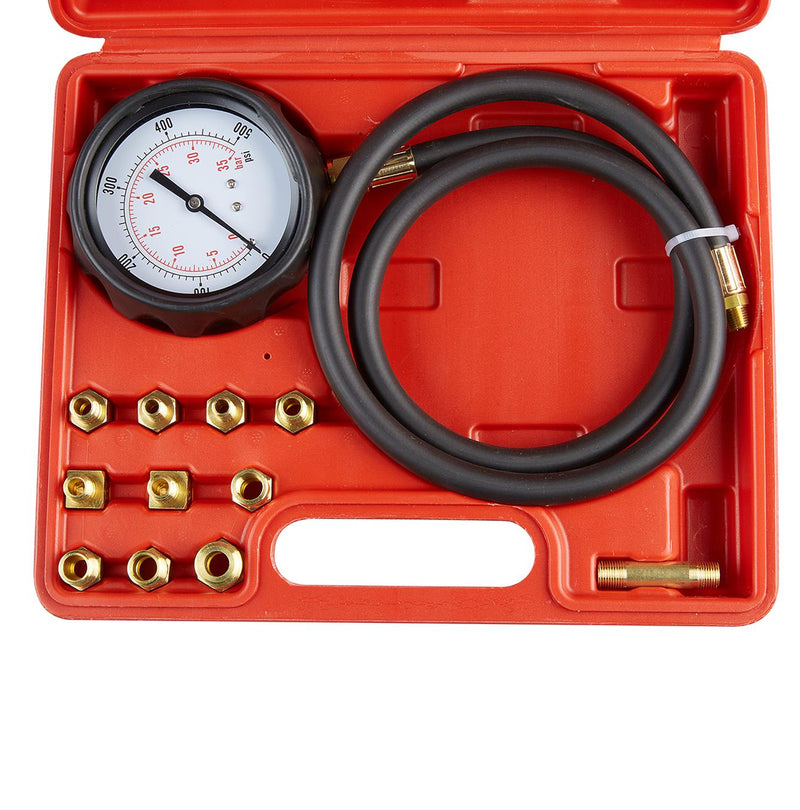 Wave Box Oil Pressure Meter Test Kit Tester Gauge Diesel Petrol Garage Tool