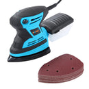 KATSU 200W Electric Palm Sander with Dust Collector and 20 Pads