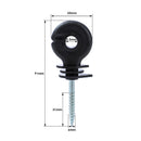 Electric Fence Ring Insulators 100PCs Screw-in