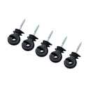 Electric Fence Ring Insulators 100PCs Screw-in