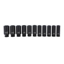 43 PCs Heavy Duty Impact Socket Set 1/2" Drive 6