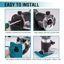 Saw Guide Rail Adapter for Katsu Routers