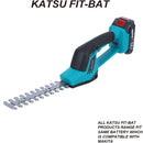 FIT-BAT Mini Hedge Trimmer With Battery 1500Mah