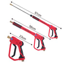 Pressure Washer Gun 3 in 1 with 5 Nozzle Tips, 3 connectors & Brass Quick Release Connector