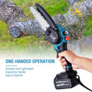 KATSU FIT-BAT Chainsaw w/Oil Pump Extra Chain 6 inch 3.0 Btry