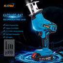 KATSU Tools FIT-BAT 21V Mini Pruning Saw 2.0Ah Battery Charger 4 Blade 102759B