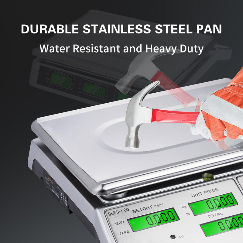 KATSU Digital Computing Scale 30KG /10g with LCD Display Electronic Calculating