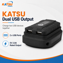A.T USB Adapter 18V Battery with LED Work Light