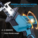 KATSU Tools FIT-BAT 21V Brushless Mini Reciprocating Saw 4 Blades 102747