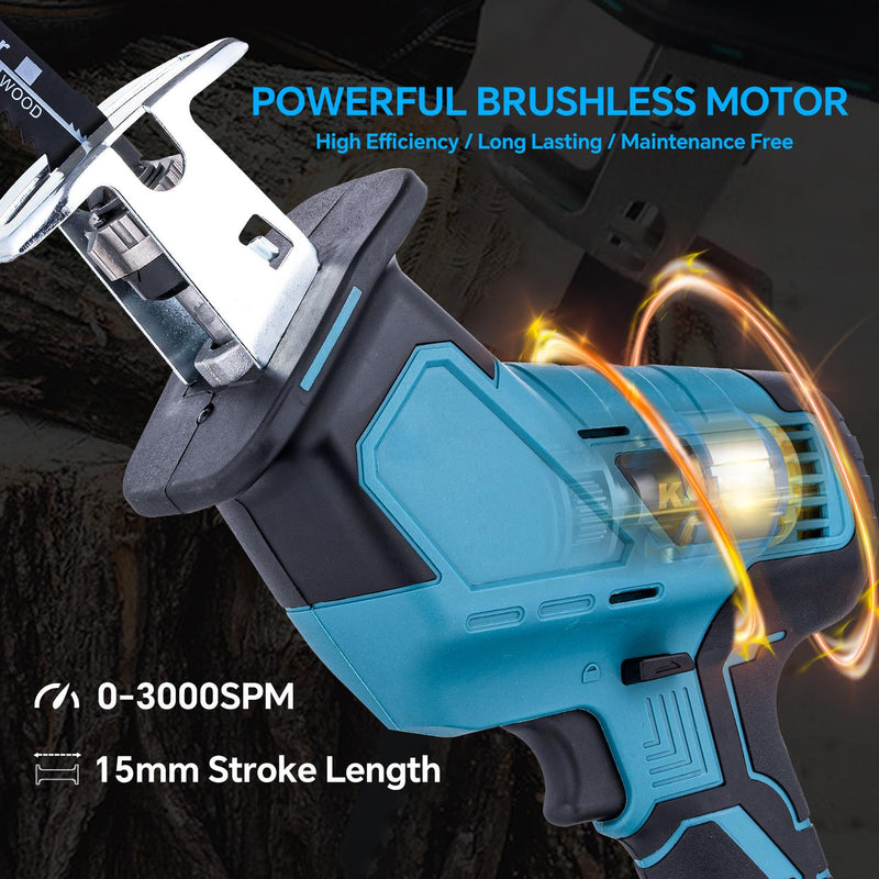 FIT-BAT Pruning Reciprocating Saw Brushless No Battery
