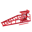 Steel Car Ramps With Jack 2PCs