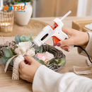 KATSU Tools 20W Electric Hot Glue Gun Melt 12Pcs Glue Sticks 7x150mm 323128