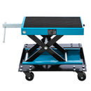 Motorcycle Lift Jack with Dolly, 500kg Dirt Bike
